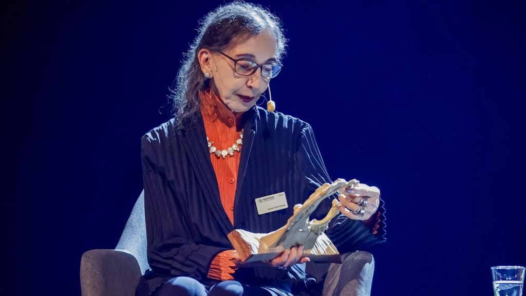 Joyce Carol Oates has accepted the Mermaid Award